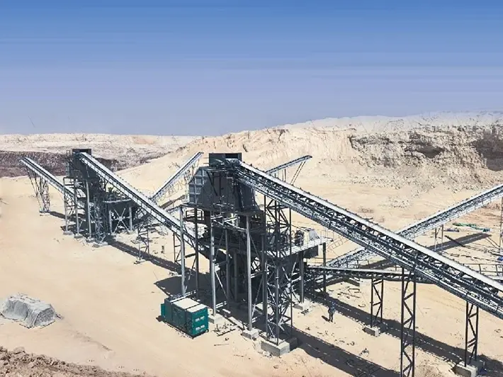Saudi Arabia limestone crushing project
