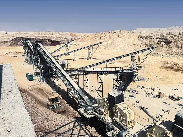 Saudi Arabia limestone crushing project